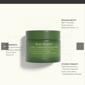 Kat Burki Vitamin C Nourishing Cleansing Balm - Green